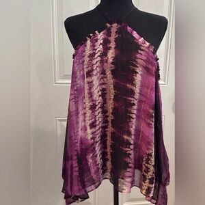 INC International long Sleeve Top/Blouse Off shoulders/cold shoulders. Size Med